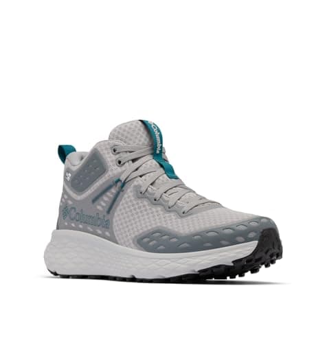 Image of Columbia Men's Konos TRS Outdry Mid, Waterproof Mid Rise Trekking and Hiking Boots, Steam/River Blue, 8