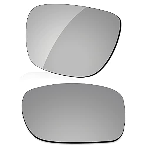 Image of LenzReborn Polarized Lens Replacement Compatible with Ray-Ban RB4165-54 Justin Sunglass - Silver Grey - Polarized Mirrored