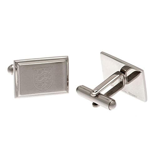 Image of Stainless Steel England FA Oblong Crest Cufflinks