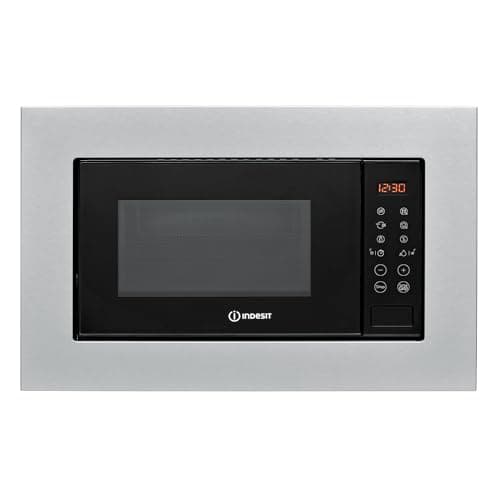 Image of Indesit 20L 800W Built-in Microwave with Grill - Stainless Steel