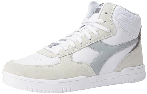 Image of Diadora Raptor High SL, Men's Sneakers, C4157 White High Rise, 10.5 UK