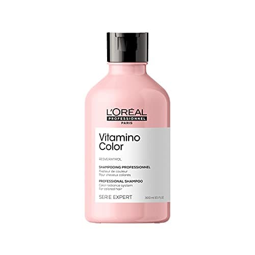 Image of L'Oréal Professionnel Colour-retaining hair shampoo for coloured hair, with Resveratrol, Serie Expert, Vitamino Color Shampoo, 300 ml
