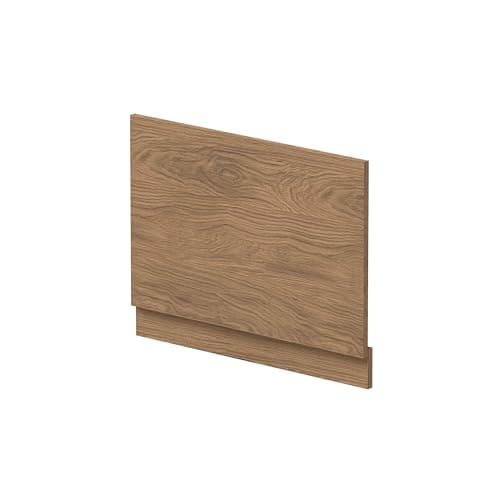 Image of Balterley Wooden Bath End Panel 750mm, End Bath Panels with Plinth, Straight Bathroom Panels for Bathtub, Water Resistant Panel Covering for Bathroom Baths and Soaking Tubs (Antique Oak)