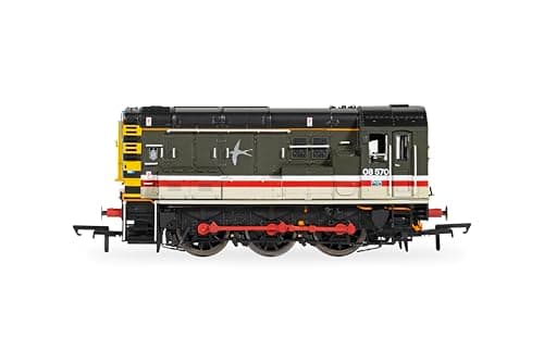 Image of Hornby - Diesel Train - R30368 BR, Class 08, 0-6-0, 08570 - Era 7 00 Gauge Locomotives for Train Set, Engine Models for Adults - 1:76 Scale Model Gift