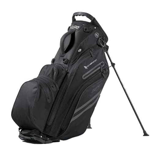 Image of Bagboy Technowater Golf Waterproof Hybrid Stand Golf Bag, Black, 14 Way Divider