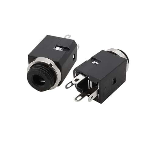 Image of CBATYBKEQ 2/3/5Pcs 3.5mm 3/4/5 Pin Vertical Socket Female Jack With Screw .5 Audio Headphone Connector PJ-341 Earphone Hole(4Pin,3Pcs)
