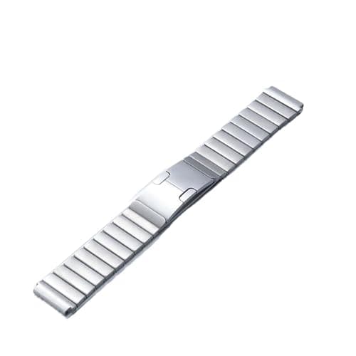 Image of YELEMEABHB Metal Bracelet Link Fit For Xiaomi Watch 2Pro Mi Color 2 22mm Stainless Steel Band Fit For Xiaomi Watch S4 S3 S2 42 46MM S1 Pro Watch strap(Silver,Xiaomi S1 Active)