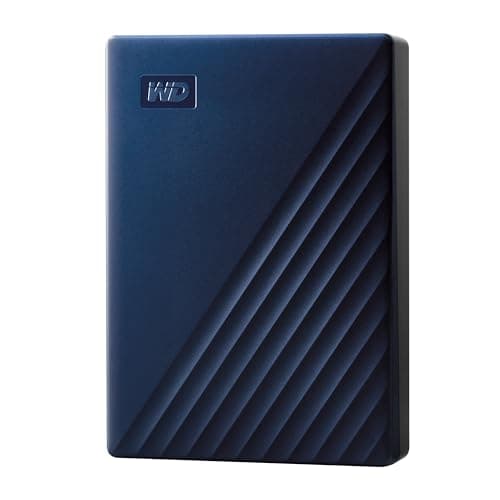 Image of WD 6TB My Passport for Mac portable external storage, USB 3.0, Mac Compatible external hard drive, software for device management, backup and password protection, Time Machine Ready, Midnight Blue