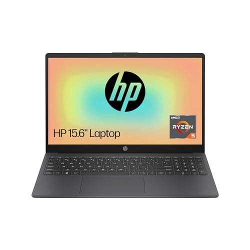 Image of HP 15.6" Laptop, AMD Ryzen 5-7520U Processor, 8 GB RAM, 256 GB SSD, AMD Radeon Graphics, FHD Display, Up to 10hrs battery, Win 11, Thin & Light, Dual Speakers, Chalkboard Gray, 15-fc0001sa