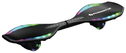 Image of Razor RipStik Ripster Lightshow – Light Up 2-Wheel Caster Board for Kids Aged 8+, Black