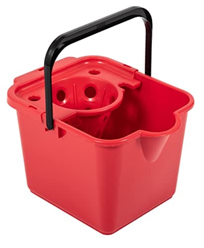 Image of Addis Ruby Red Mop Pail And Wringer 12L Capacity