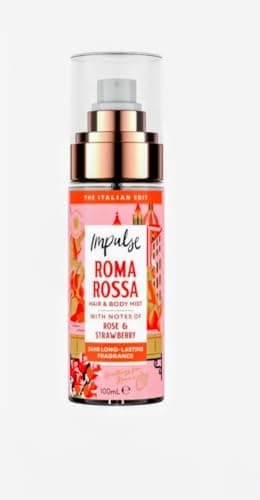 Image of Impulse Roma Rossa Hair & Body Mist, Italian Edit Collection, 100ml, Pack of 2