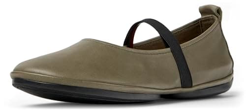 Image of Camper Right Nina K201643 Mary Jane Women's, Medium Green 011, 4 UK