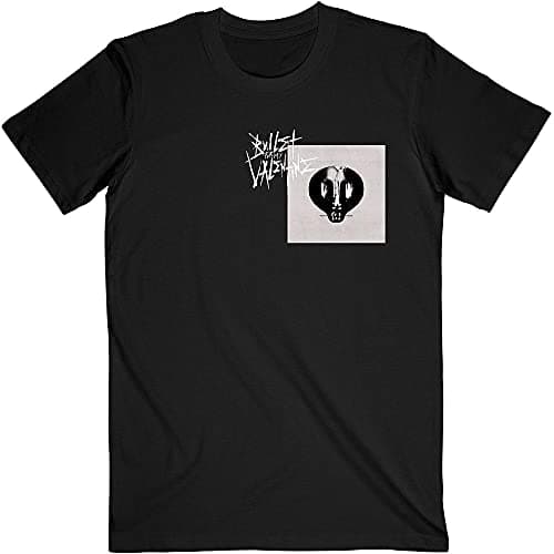 Image of Bullet for My Valentine Black Cotton Album Logo Crew Neck Short-Sleeved T-Shirt L