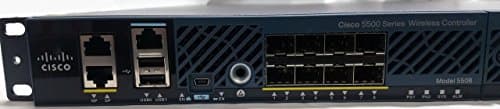 Image of Cisco 5500 Series Wireless Controller for up to 50 Access Points, 55 Ports, RJ45 Interface, Managed Switch, Metal Plastic Case, Compatible with Desktop, Laptop, Tablet, Smartphone