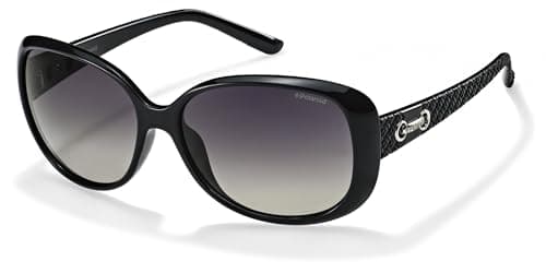 Image of Polaroid Women's P8430 Sunglasses, Black, 58 UK