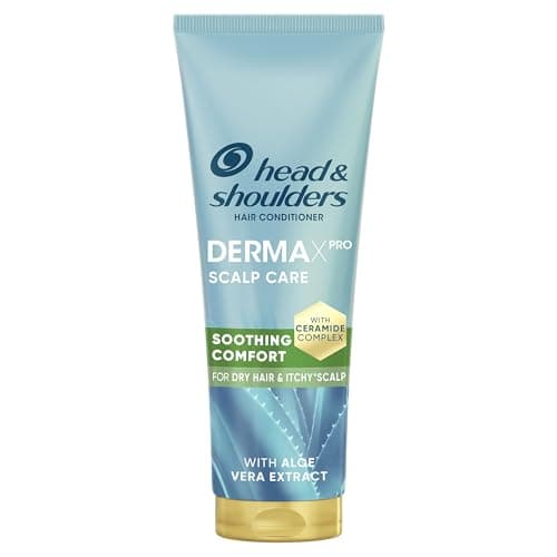 Image of Head & Shoulders DermaXPro Soothing Comfort Lightweight Conditioner 350ml with Aloe Vera Extract and Ceramide Complex. Moisturises Hair & Soothes Dry Itchy Scalp While Maintaining Dandruff Protection