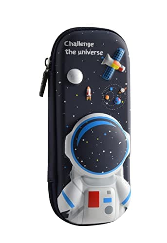 Image of Flyorigin 3D Pencil Case for Boys & Girls - Large Pouch with Pen Holder & Storage
