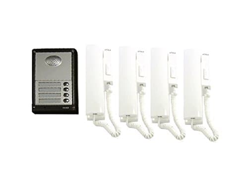 Image of VID8 - VIDEX V-4K-4S 4 WAY 4000 SERIES SURFACE AUDIO KIT W/BUILT-IN LOCK RELEASE RELAY & FULL DUPLEX COMMUNICATION (FOR OFFICE/FLATS)