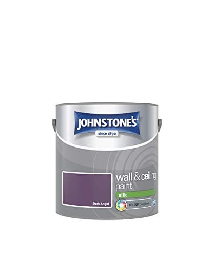 Image of Johnstone's - Wall & Ceiling Paint - Dark Angel - Silk Finish - Emulsion Paint - Fantastic Coverage - Easy to Apply - Dry in 1-2 Hours - 12m2 Coverage per Litre - 2.5L