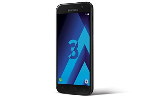 Image of Samsung Galaxy A3 (2017), 16GB Storage, Black Sky, Renewed Smartphone