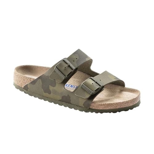 Image of Birkenstock Arizona SFB, Men's Sandal, Desert Soil Camo Green, 10 UK