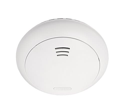 Image of ABUS smoke detector for the Smartvest Pro wireless alarm system - Wireless smoke detector for children's rooms, bedrooms, hallways, kitchens and other rooms - Screw or adhesive mounting