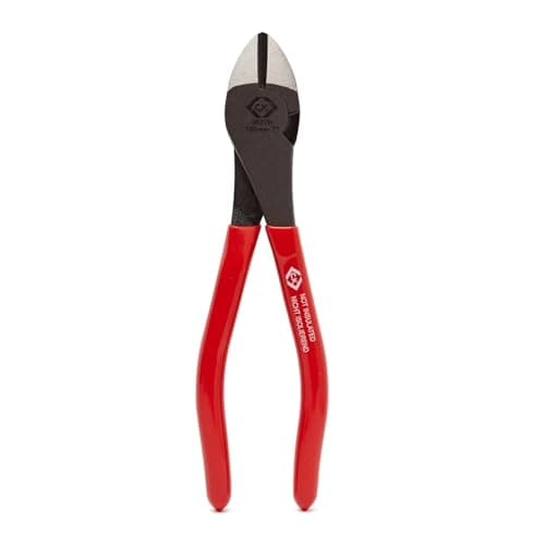 Image of C.K. T3627B 7 High Leverage Side Cutter, Red, 180 mm L