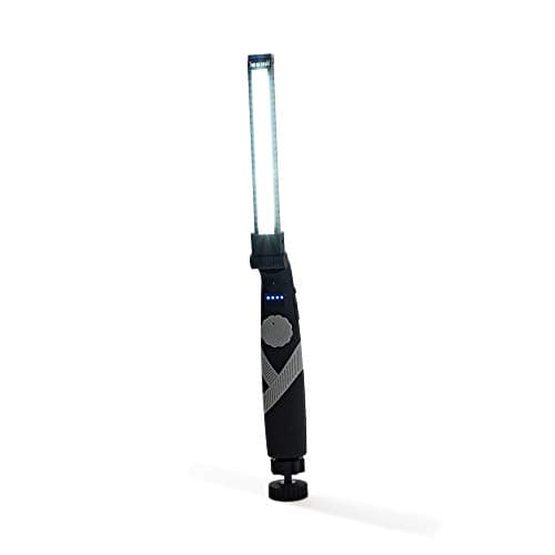 Image of VR7 USB Rechargeable Work Light, Coquimbo COB LED Inspection Lamp Torch Magnetic Work Light Portable Mini Flashlight with Magnetic Base and Hook for Home, Workshop, Emergency Use (Black)