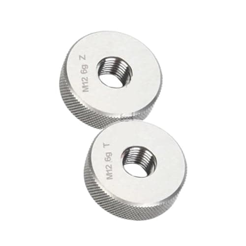 Image of External Thread Ring Gauge, Thread Ring Gauge Set Go No Metric M5-M16 Pack Of 2 For Internal Threads(M15x1.5)