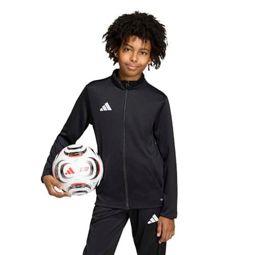 Image of adidas Unisex Kids Entrada26 Track Jacket Kids, black/white, 15-16 Years