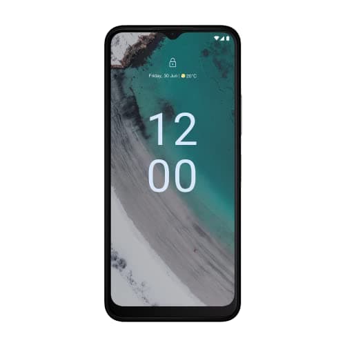 Image of Nokia C32, Dual, 64GB 4GB Ram, Charcoal + Car Charger