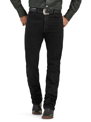 Image of Wrangler Herren Jeans 13MWZ, Original Regular Bootcut Fit, Straight Leg, SHADOW BLACK, 36W / 30L