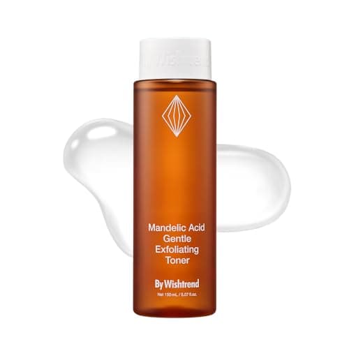 Image of "BY WISHTREND Mandelic Acid 5% Skin prep Water, Gentle Skin exfoliator for face, Ideal for Sensitive Skin | Helping clogged pores and Pigmentation (4.05 Fl Oz - 120ml (Pack of 1)