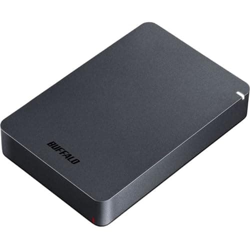 Image of BUFFALO 4TB MiniStation PGF Portable External Hard Drive HDD Shock Resistant, USB 3.0 (3.2 Gen 1x1) for PC, Mac