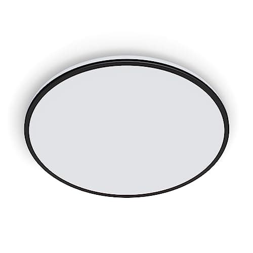 Image of Philips LED Superslim Linear Ceiling Light 22W 4000K [Cool White - Black] for Home Indoor Ceiling Lighting, Livingroom, Bedroom" }
