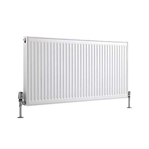 Image of Milano Compact White Type 21 Horizontal Double Panel Plus Convector Radiator - 600mm x 1200mm