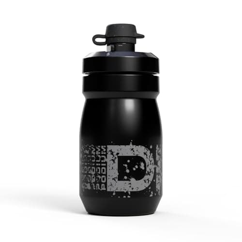 Image of Camelbak Podium Dirt Series 15oz – bike bottle – self-sealing cap – leak-proof – BPA-free – ergonomic design – integrated dirt protection – Asphalt, size: OS