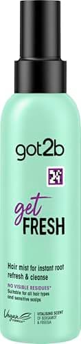 Image of got2b getFRESH Dry Shampoo Hair Mist 150ml, for Instant Root Refresh & Cleanse, Suitable for Sensitive Scalp, No Visible Residues*, Vitalising Scent, Hair Dry Shampoo, Vegan Formula**, Rice Starch