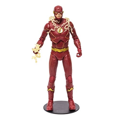 Image of McFarlane Toys, DC 7-inch Platinum Edition Flash TV Show Action Figure with 22 Moving Parts, Collectible DC Multiverse Figure with Stand Base and Unique Collectible Character Card – Ages 12+