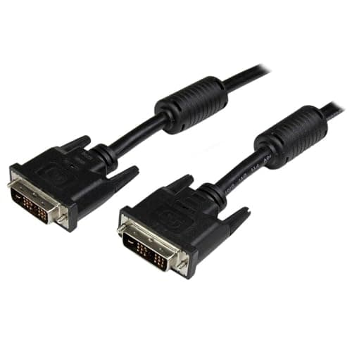 Image of StarTech.com 3m DVI-D Single Link Cable - M/M DVI-D Monitor Cable - DVI-D 1920x1200 Cable - Video Monitor Cable M/M - Black 3 meter (DVIDSMM3M)