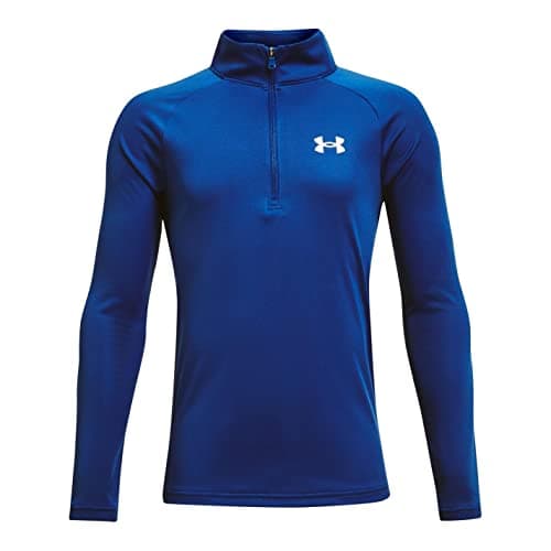 Image of Under Armour Boys UA Tech 2.0 Half Zip Blue Atlantis 13 Years