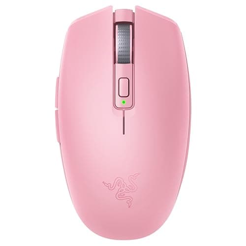 Image of Razer Orochi V2 - Mobile Wireless Gaming Mouse with up to 950 Hours of Battery Life (Ultra Lightweight Design, HyperSpeed Wireless and Bluetooth, 2nd Gen Mechanical Mouse Switches) Quartz Pink