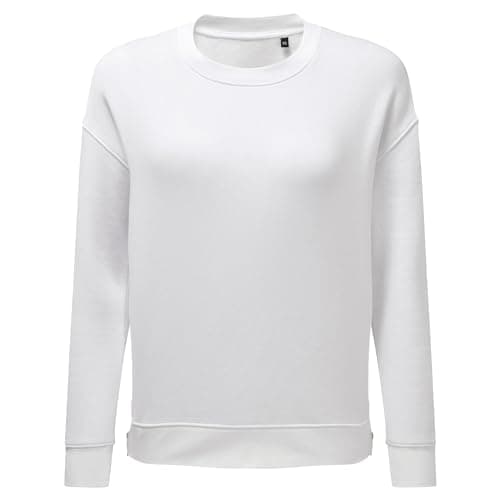 Image of Tri Dri Womens/Ladies Recycled Zipped Sweatshirt (XL) (White)