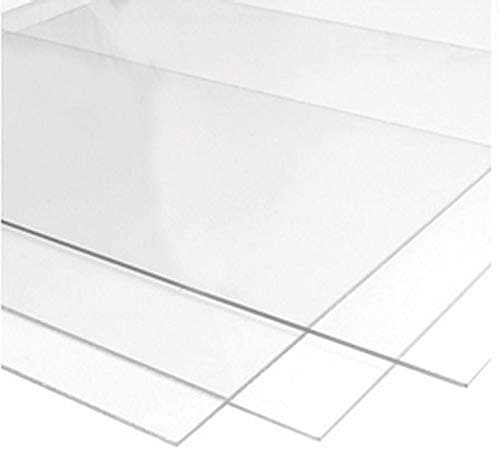 Image of RuudraScott 750mm x 1000mm Clear Perspex Acrylic Plastic Sheet - 3mm Thickness