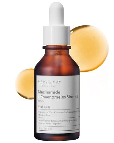 Image of Mary&May Niacinamide Glow Serum 30ml – 93% Quince Extract & 2% Niacinamide, Only 8 Ingredients, Oil-Balancing for Pores & Uneven Tone, Fast-Absorbing & Fragrance Free – Vegan Korean Skincare