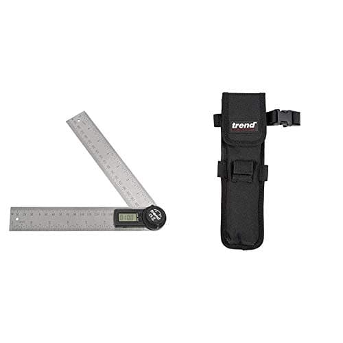 Image of Trend DAR200 Digital Angle Rule, 20cm & CASE/DAR/200 Carry Case - Black