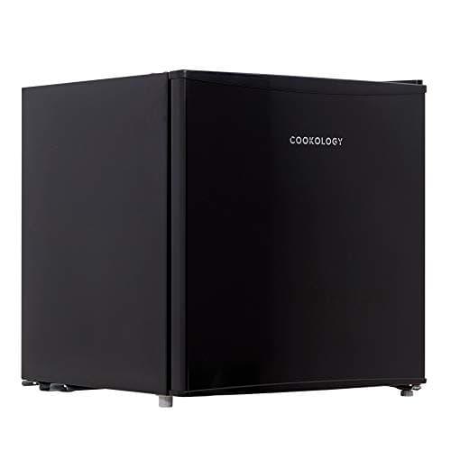 Image of Cookology MFZ32BK Small Table Top Mini Freezer in Black - 31 Litre Capacity - For Counter Tops - Adjustable Temperature Control & Legs - Removable Wire Shelf - 4 Star Freezer Rating