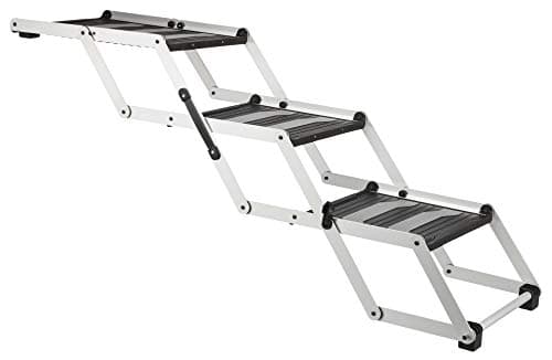 Image of Trixie 3-Step Folding Steps, Aluminium/Plastic/Tpr, Width 37 cm/Height Up To 57 cm/De