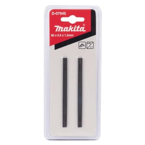 Image of Makita 2 x D-07945 Reversible 82mm TCT Planer Blades Set of 2 Compatible with Bosch